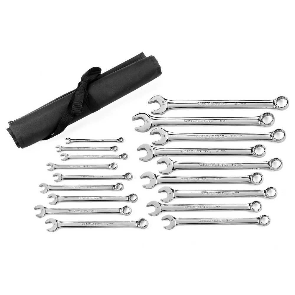 18 Piece 12 Point Long Pattern Combination Wrench Set Metric 81920