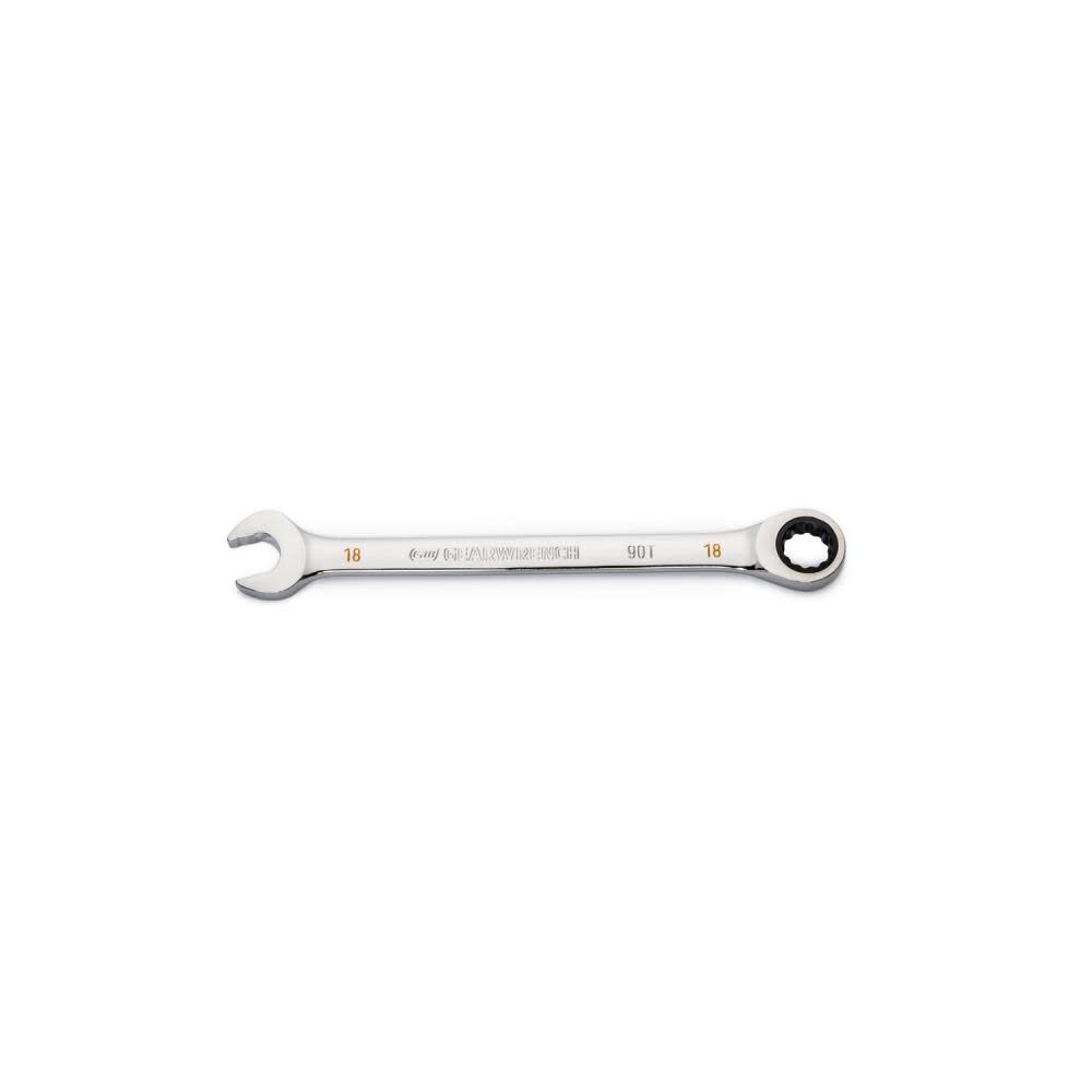 18mm 90T 12 Point Ratcheting Combination Wrench 86918