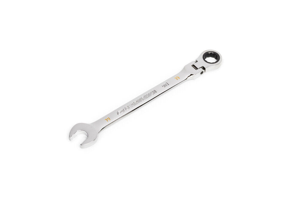 19mm 90T 12 Point Flex Head Ratcheting Combination Wrench 86719