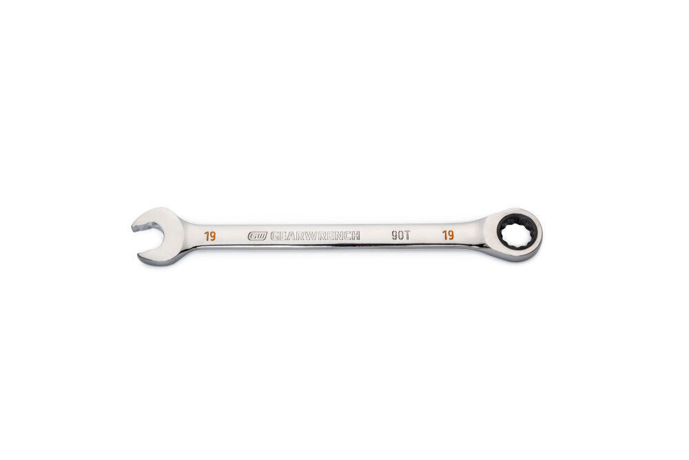 19mm 90T 12 Point Ratcheting Combination Wrench 86919