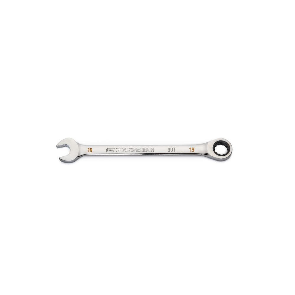 19mm 90T 12 Point Ratcheting Combination Wrench 86919