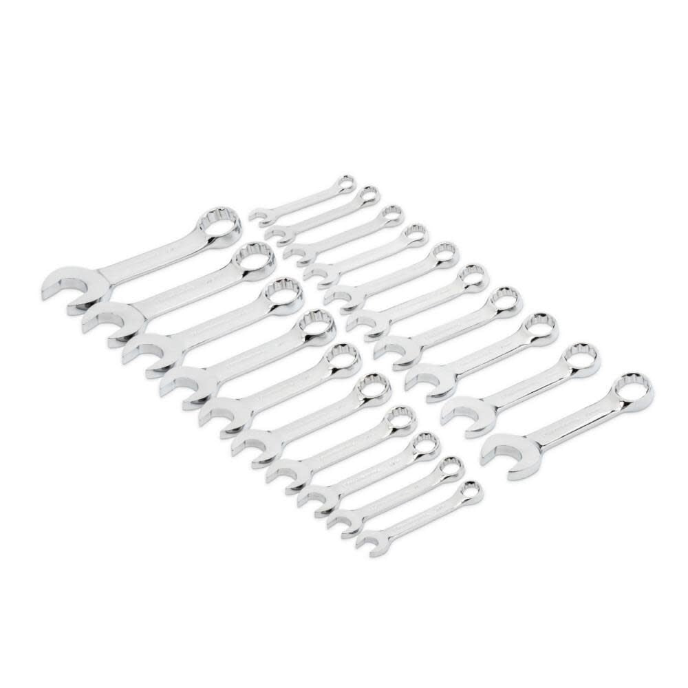 20-Piece 12-Point Metric and Standard (SAE) Standard Combination Wrench Set 81903