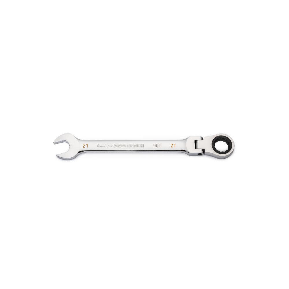 21mm 90T 12 Point Flex Head Ratcheting Combination Wrench 86721