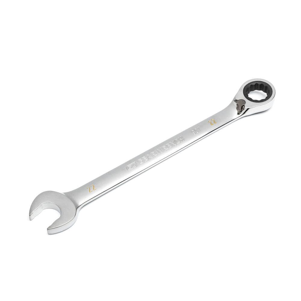 22mm 90-Tooth 12 Point Reversible Ratcheting Wrench 86622