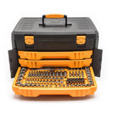 243 Pc. 12 Point Mechanics Tool Set in 3 Drawer Storage Box 80972