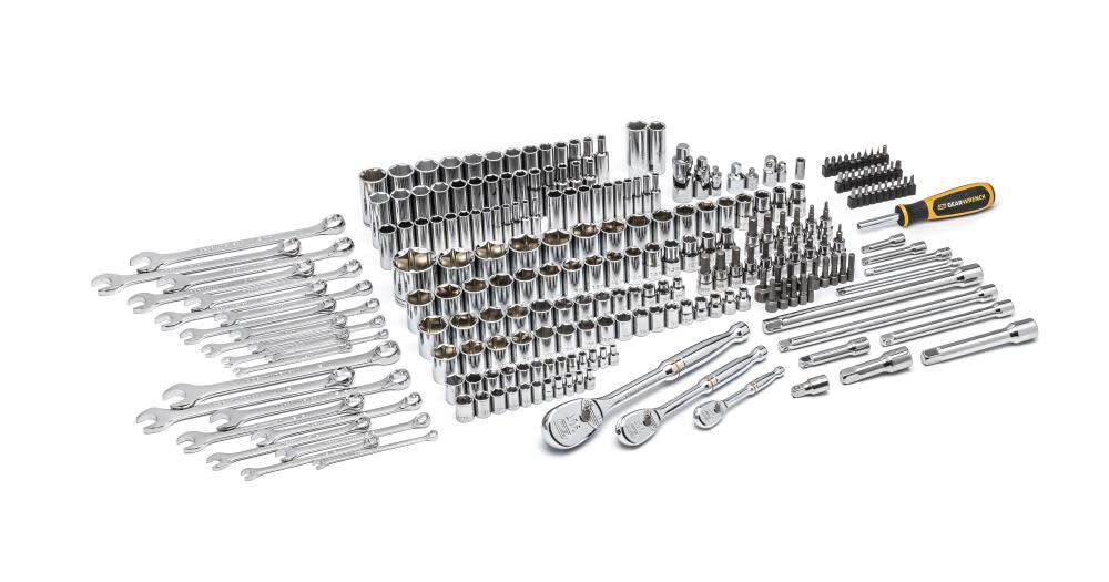 243 Pc. 6 Point Mechanics Tool Set in 3 Drawer Storage Box 80966