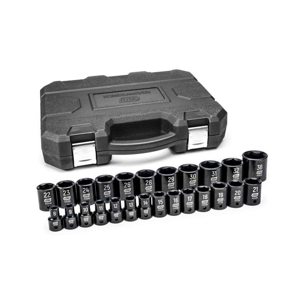 25-PC 1/2 Dr Imp Socket Set MM 84933N