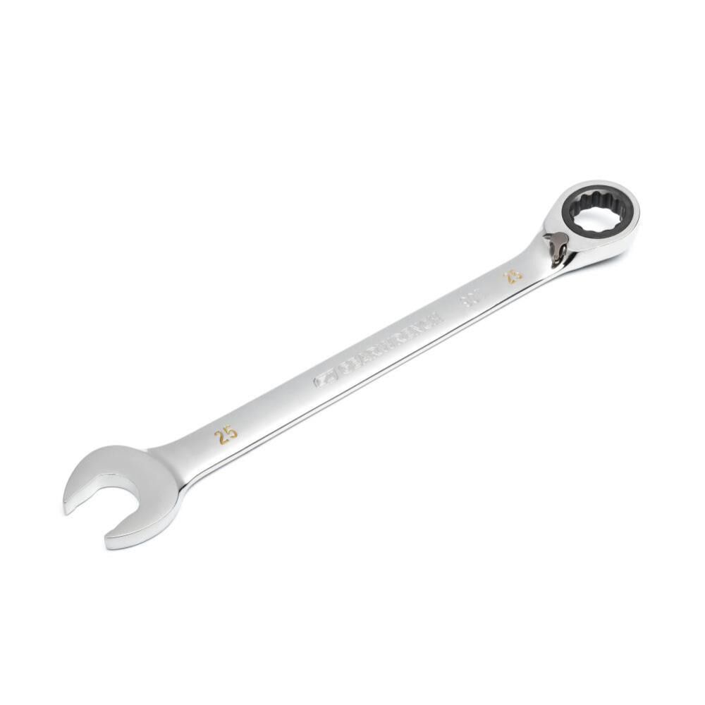 25mm 90-Tooth 12 Point Reversible Ratcheting Wrench 86626