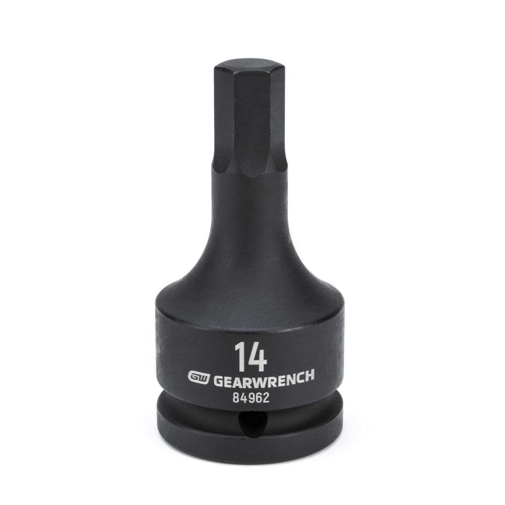 3/4 in Drive 14mm Hex Bit Impact Socket 84962