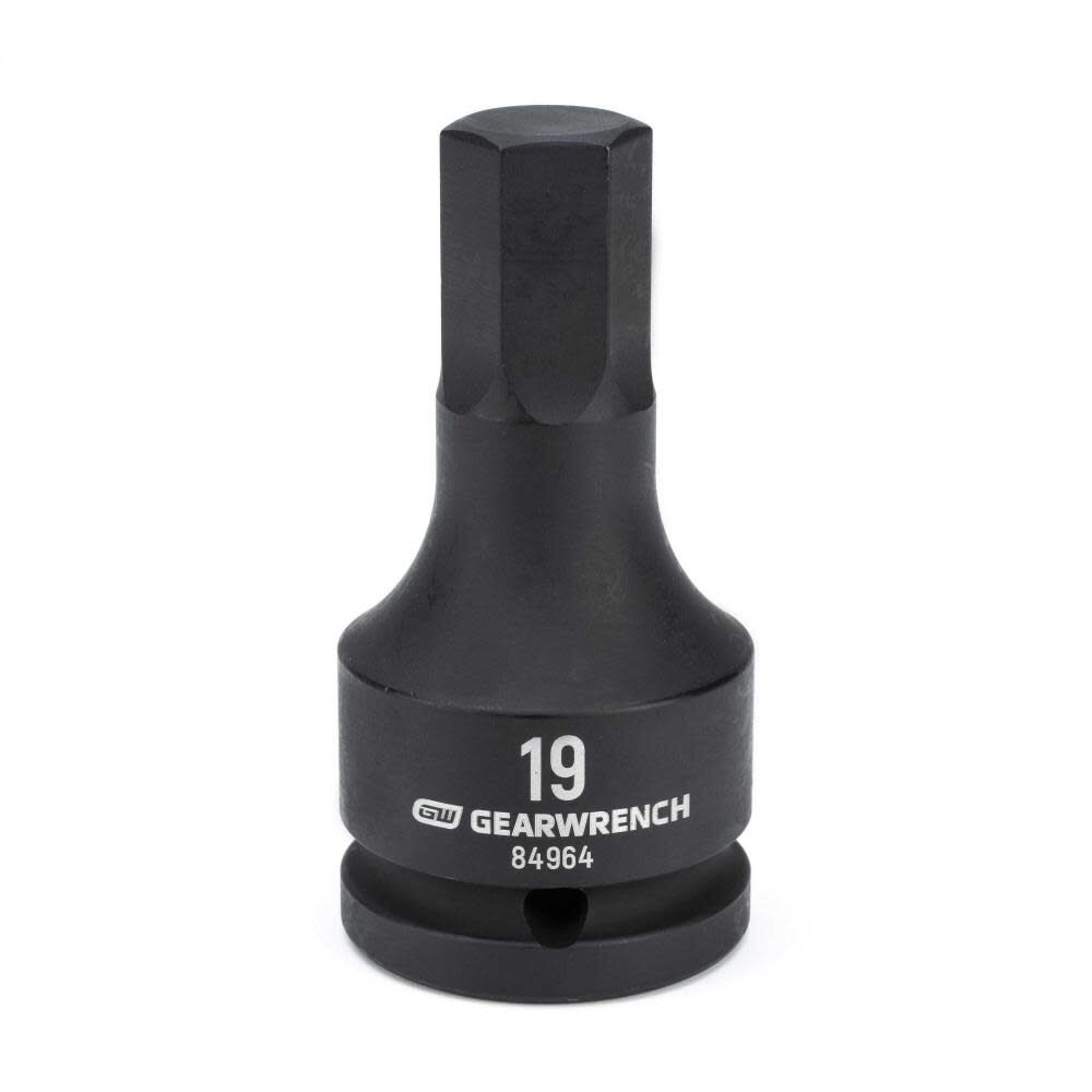 3/4in Drive 19mm Hex Bit Impact Socket 84964