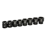 3/4in Drive 6 Point Metric Impact Socket Set 8pc 84030