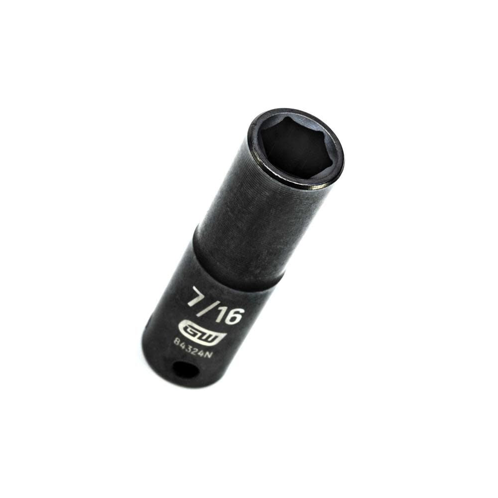 3/8 In. Drive 6 Point Deep Impact SAE Socket 7/16 In. 84324N