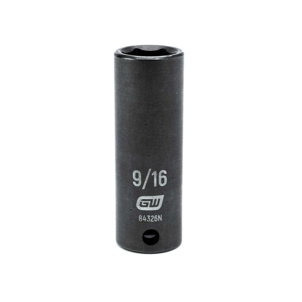 3/8 In. Drive 6 Point Deep Impact SAE Socket 9/16 In. 84326N