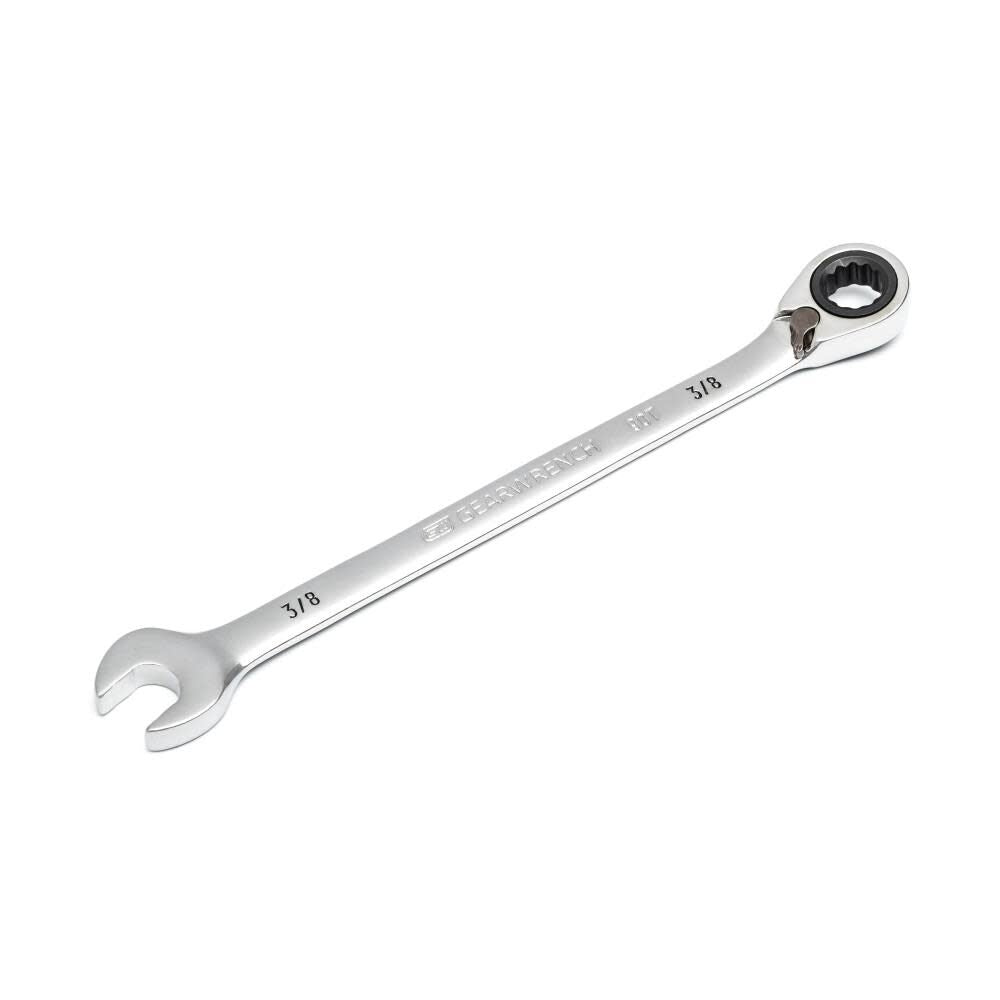 3/8 Inch 90-Tooth 12 Point Reversible Ratcheting Wrench 86643