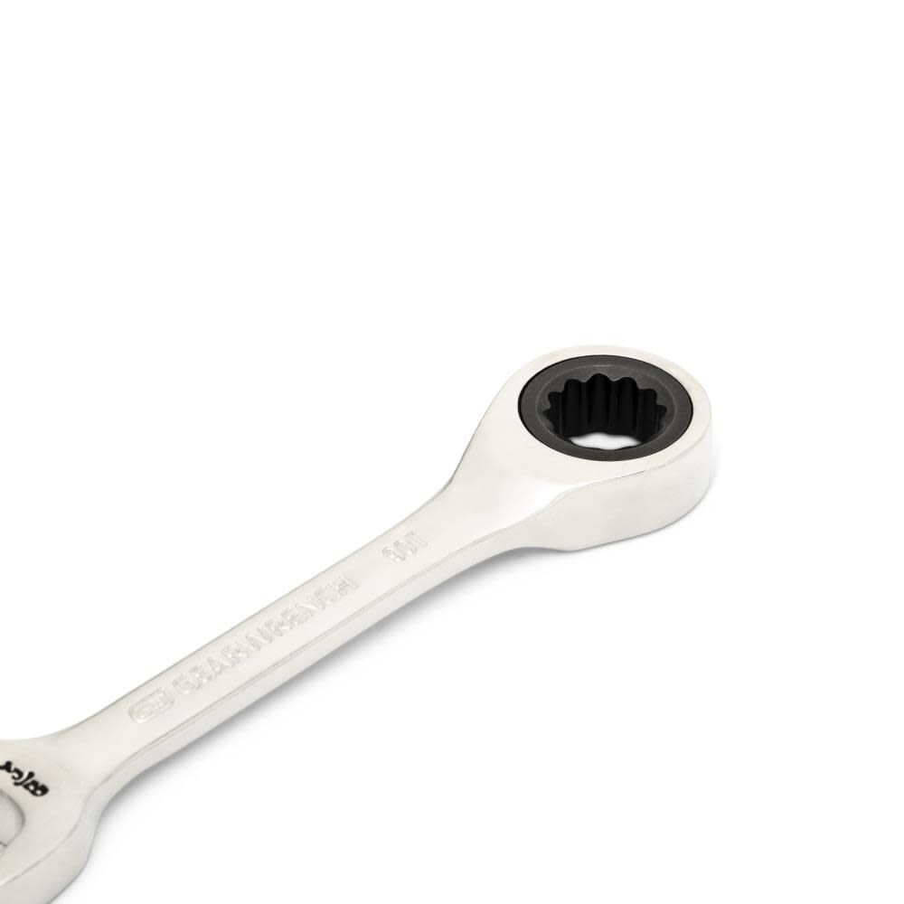 3/8 Inch 90-Tooth 12 Point Stubby Combination Ratcheting Wrench 86851