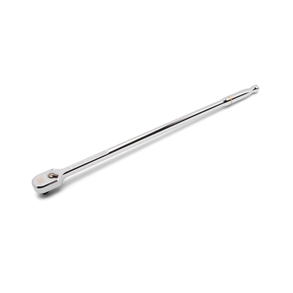 3/8 Inch Drive 120XP Full Polish Chrome Extra Long Handle Teardrop Ratchet 81269XP