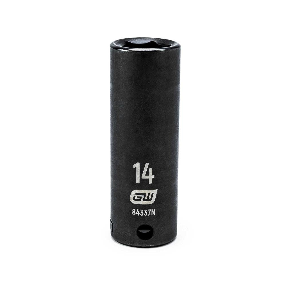 3/8in Drive 6 Point Deep Impact Metric Socket 14mm 84337N