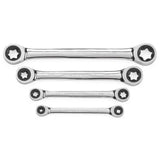 4 Pc E-Torx Double Box Ratcheting Wrench Set 9224D