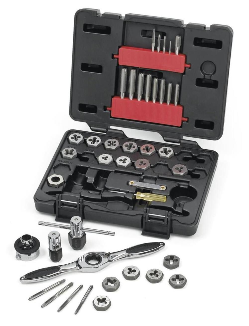 40pc SAE Ratcheting Tap and Die Drive Tool Set 3885