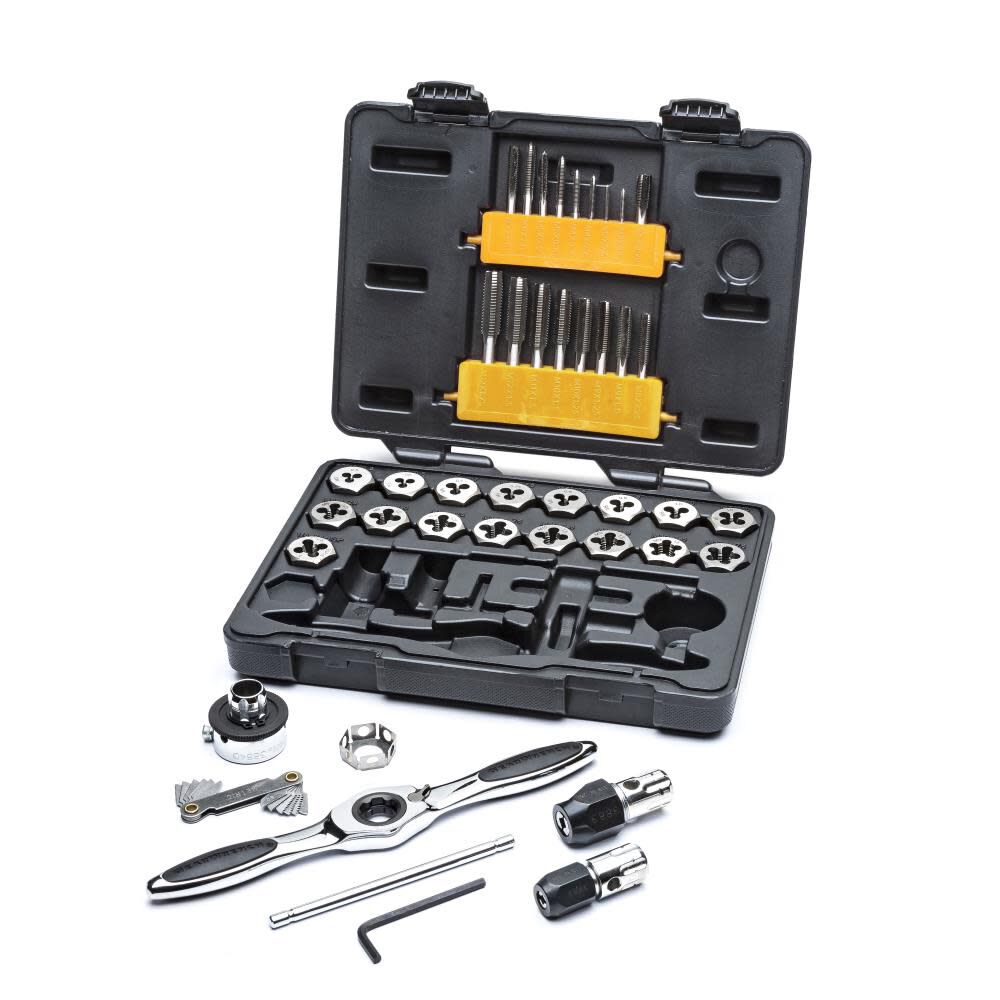 42 Piece Metric Ratcheting Tap and Die Set 3886