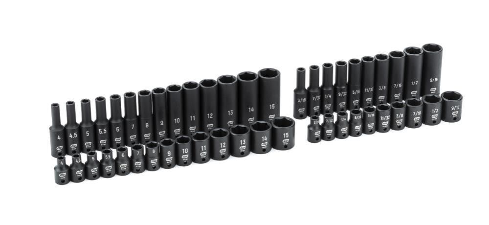 48-PC 1/4 Dr Std/Dp Imp Skt Set 84902