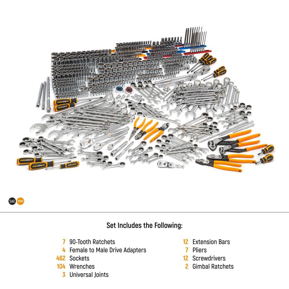 613 Pc Master Mechanics Hand Tool Set 89060