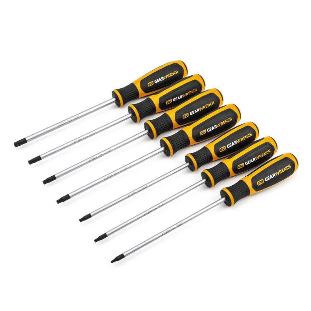 7 Pc Torx Dual Material Screwdriver Set 80071H