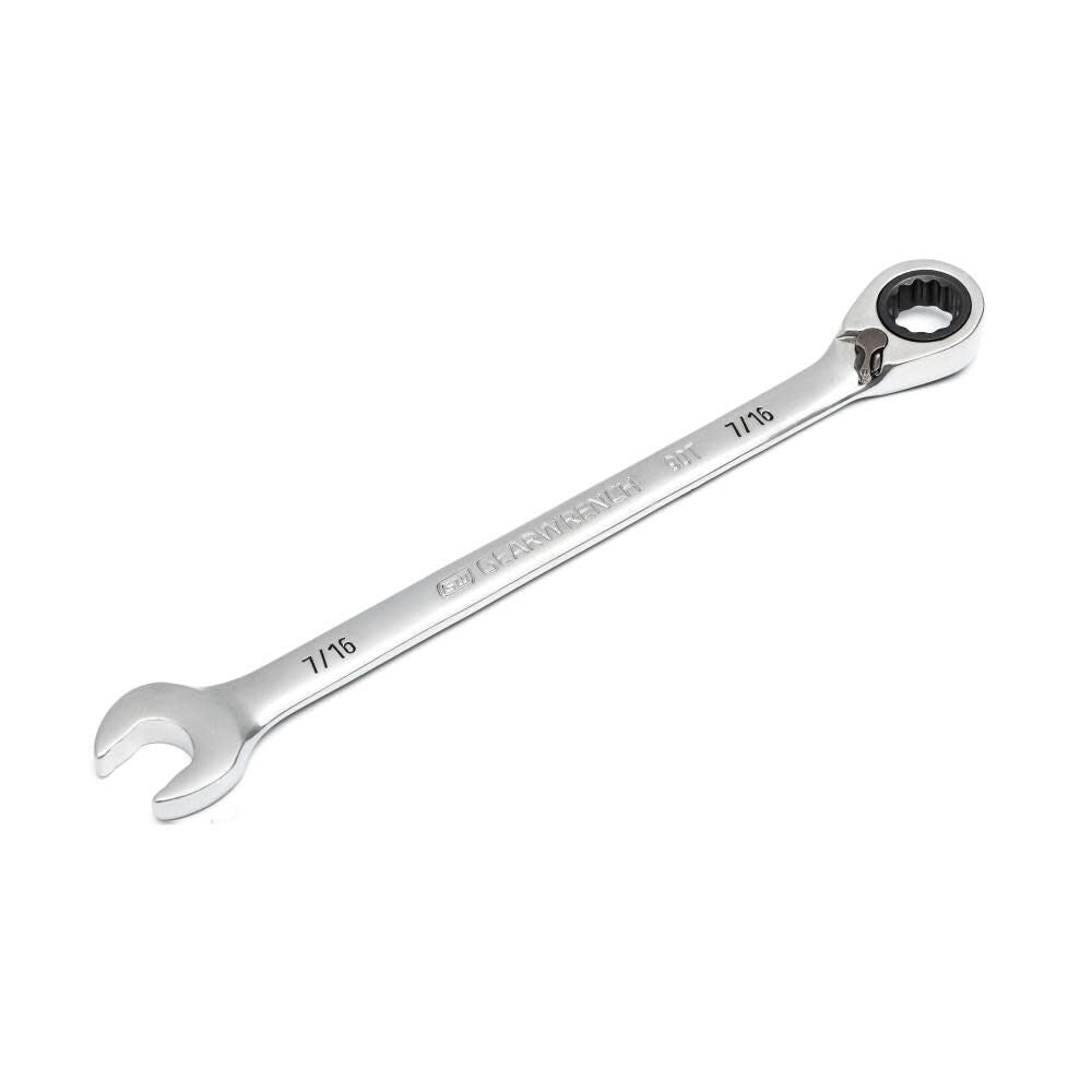 7/16 Inch 90-Tooth 12 Point Reversible Ratcheting Wrench 86644