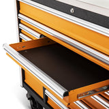 72 in 18 Drawer Rolling Tool Cabinet with Stainless Steel Worktop 83249