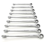 9 pc XL X-Beam Sae Combination Ratcheting Wrench Set 85898