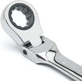 9/16 In.ch 72T 12-Point Flexible Head Open End Combination Wrench 9709