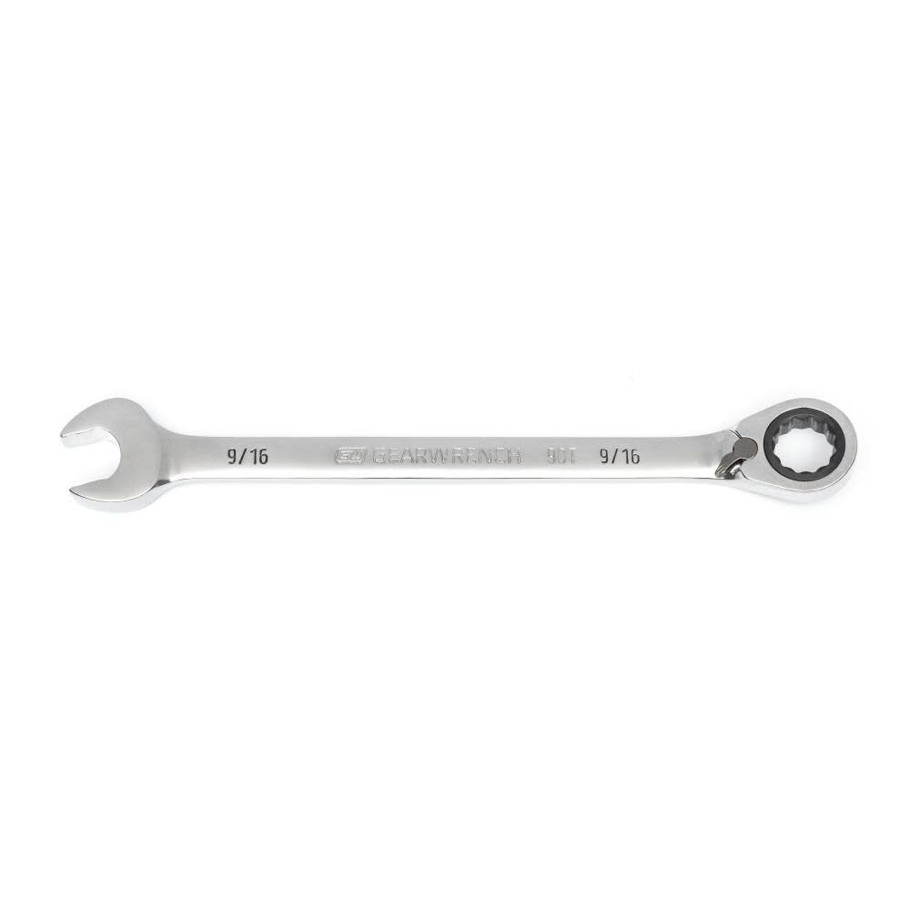 9/16 Inch 90-Tooth 12 Point Reversible Ratcheting Wrench 86646