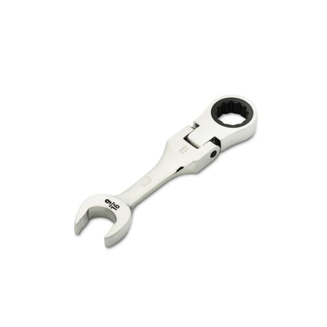 9/16 Inch 90-Tooth 12 Point Stubby Flex Combination Ratcheting Wrench 86874