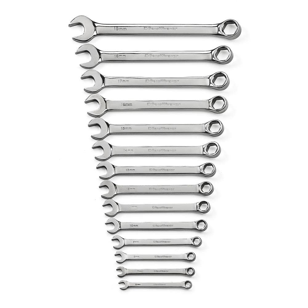 Combination Wrench Set 14 pc. 6 Point Metric Standard Pattern 81925