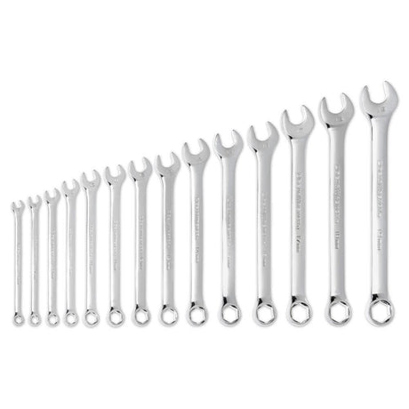 Combination Wrench Set 28-Pc Full Polish SAE/Metric 81923