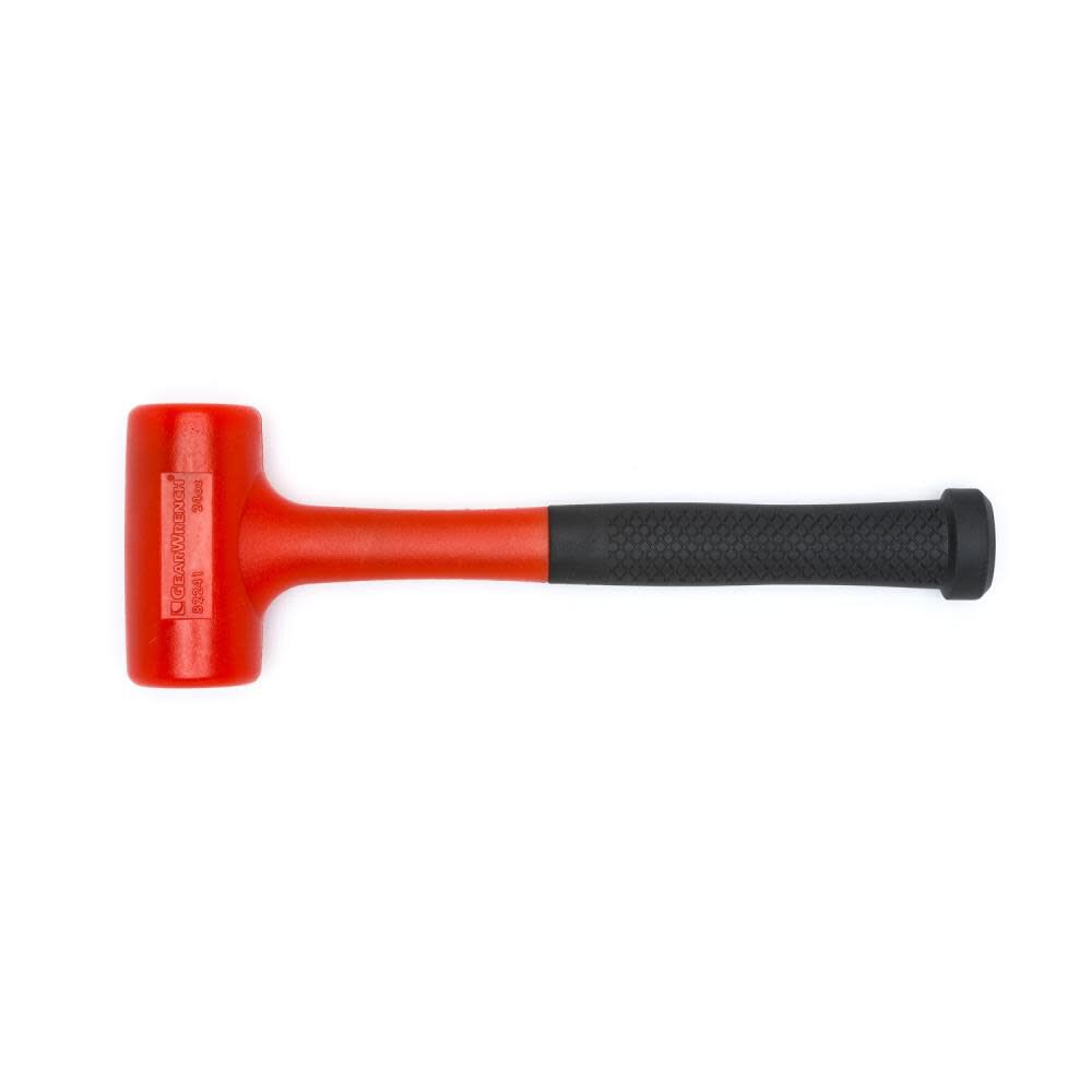 18-oz Rounded Face Steel Head Rubber Soft-faced Dead Blow Hammer 82240