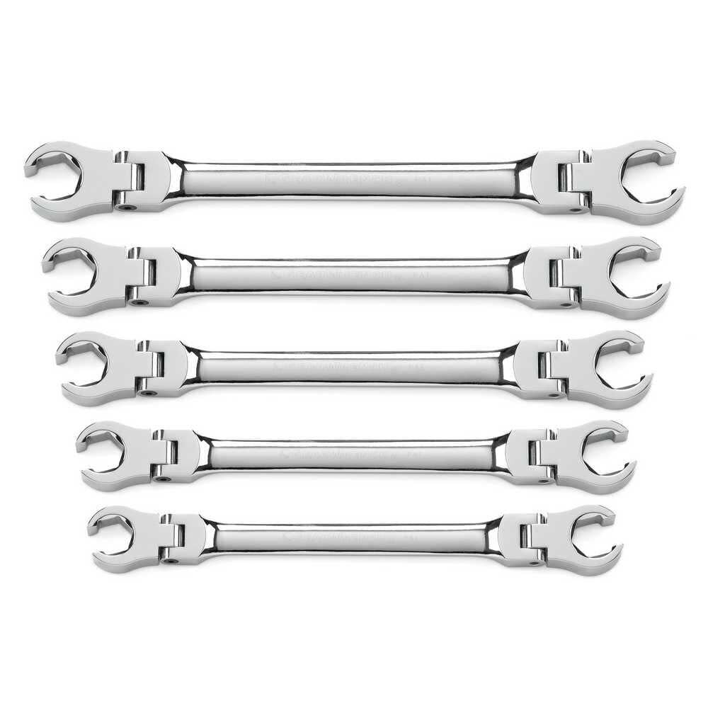 Flex Flare Nut Wrench Set 5 Pc. SAE 81910