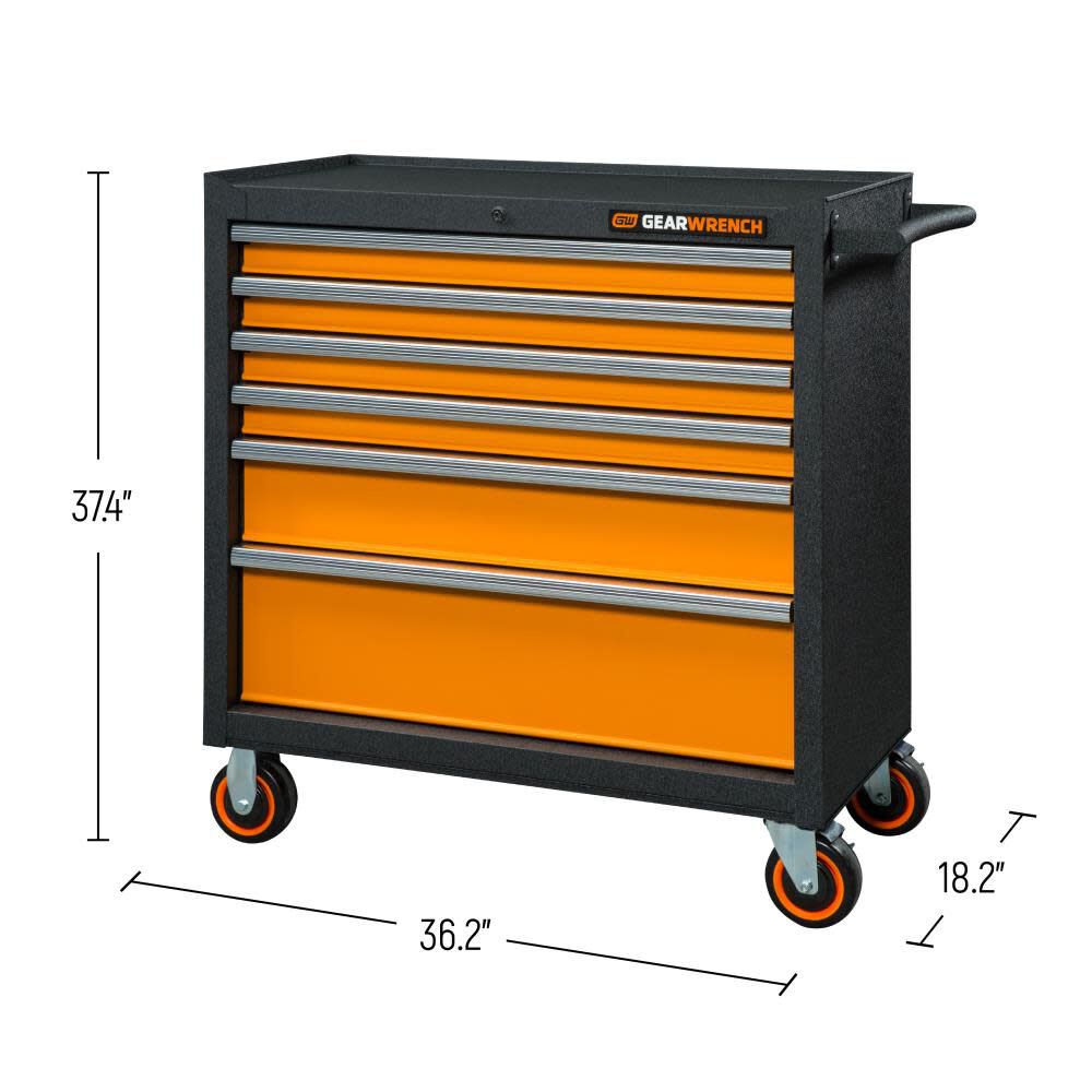 GSX Series Rolling Tool Cabinet 36in 6 Drawer 83243