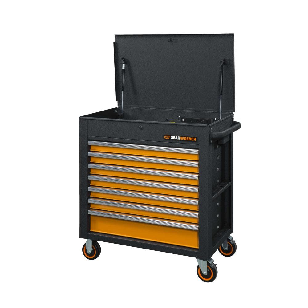 GSX Series Rolling Tool Cart Tilt Top 35in 7 Drawer 83246