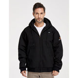 Mens Black Heated Canvas Jacket Kit 3X GMJC-03A-BK08