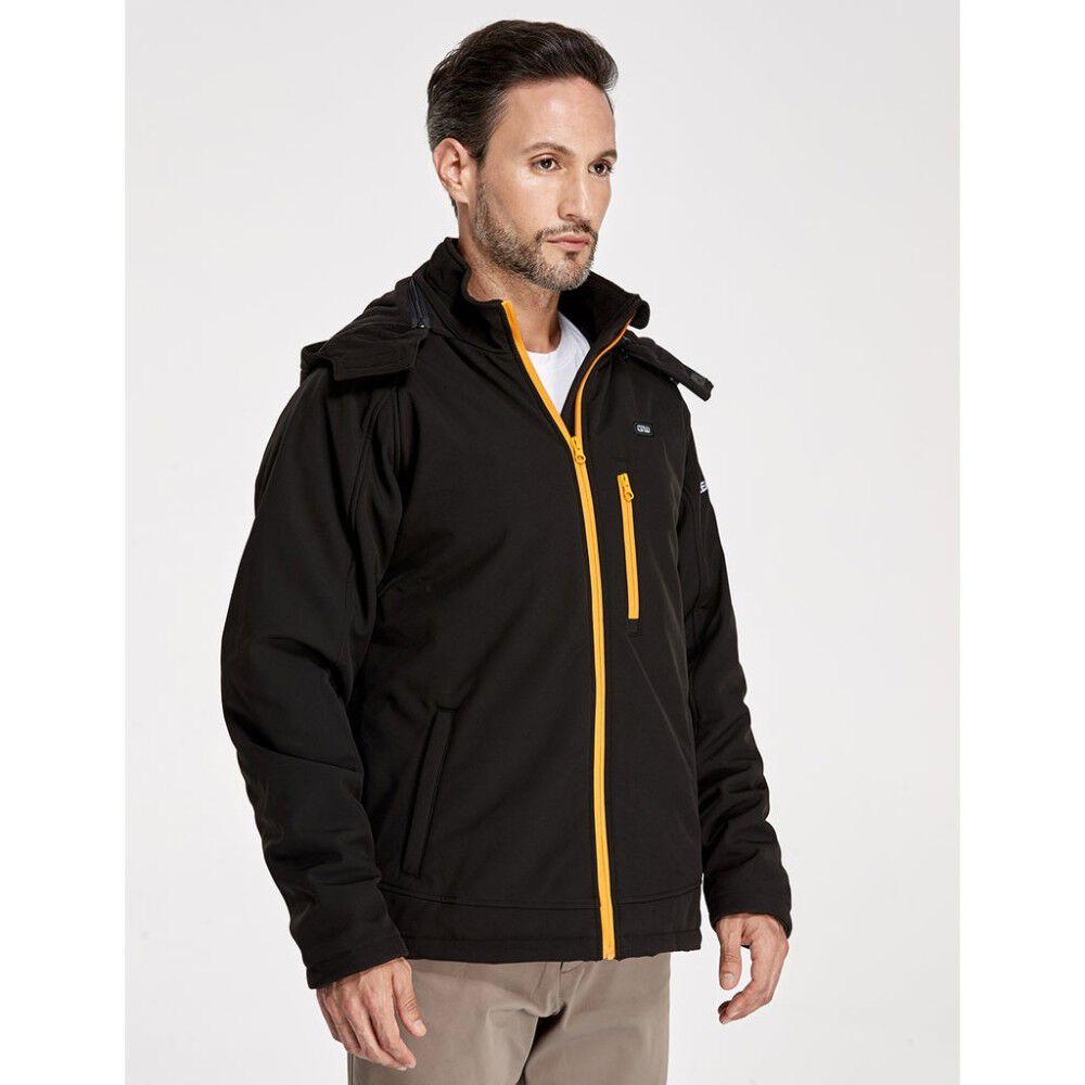 Mens Black Heated Hooded Jacket Kit GMJO-01A-BK0