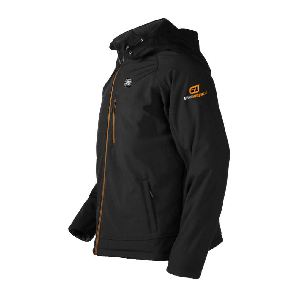 Mens Black Heated Hooded Jacket Kit Medium GMJO-01A-BK04