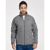 Mens Gray Heated Fleece Jacket Kit GMJF-02A-FG0