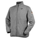 Mens Gray Heated Fleece Jacket Kit GMJF-02A-FG0