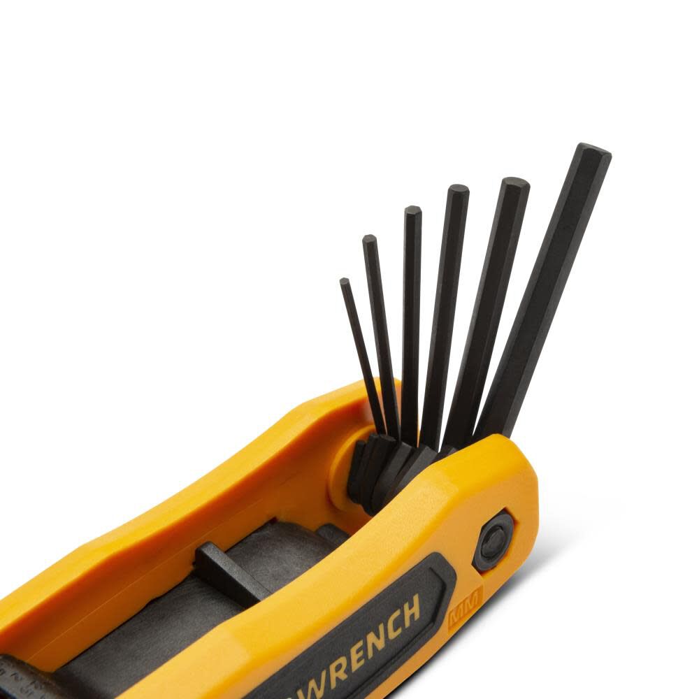 Metric Folding Hex Key Set 8pc 83506