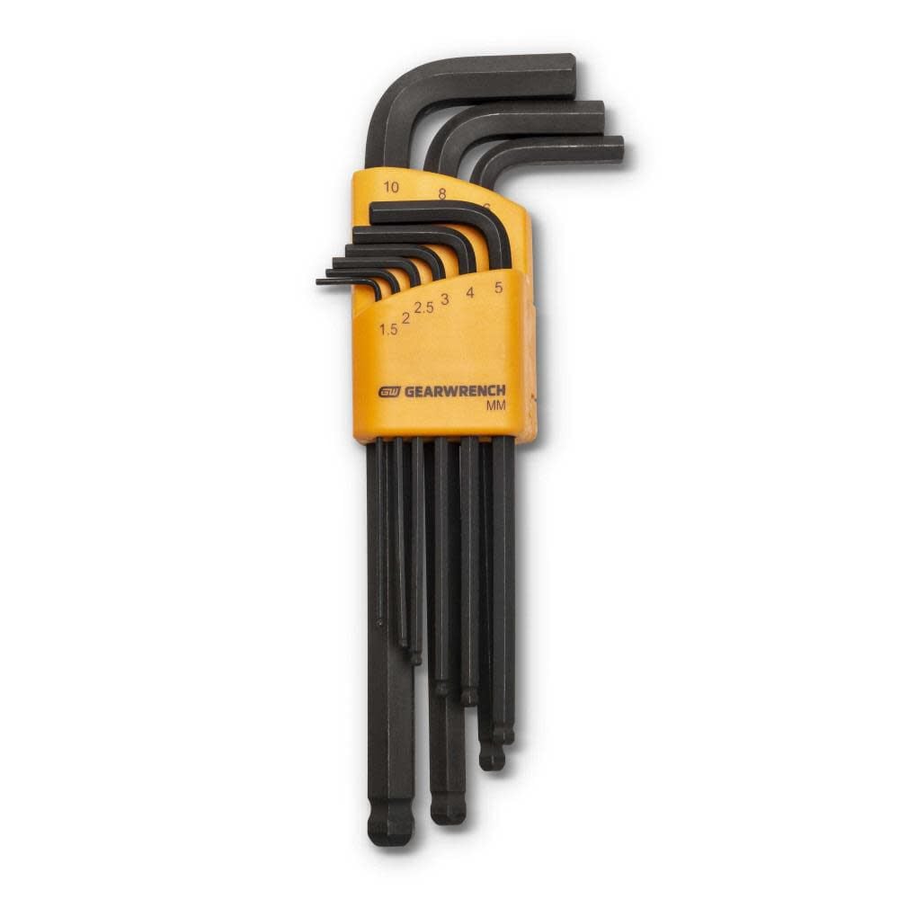 Metric Hex Key Set Long Ball End 9pc 83521