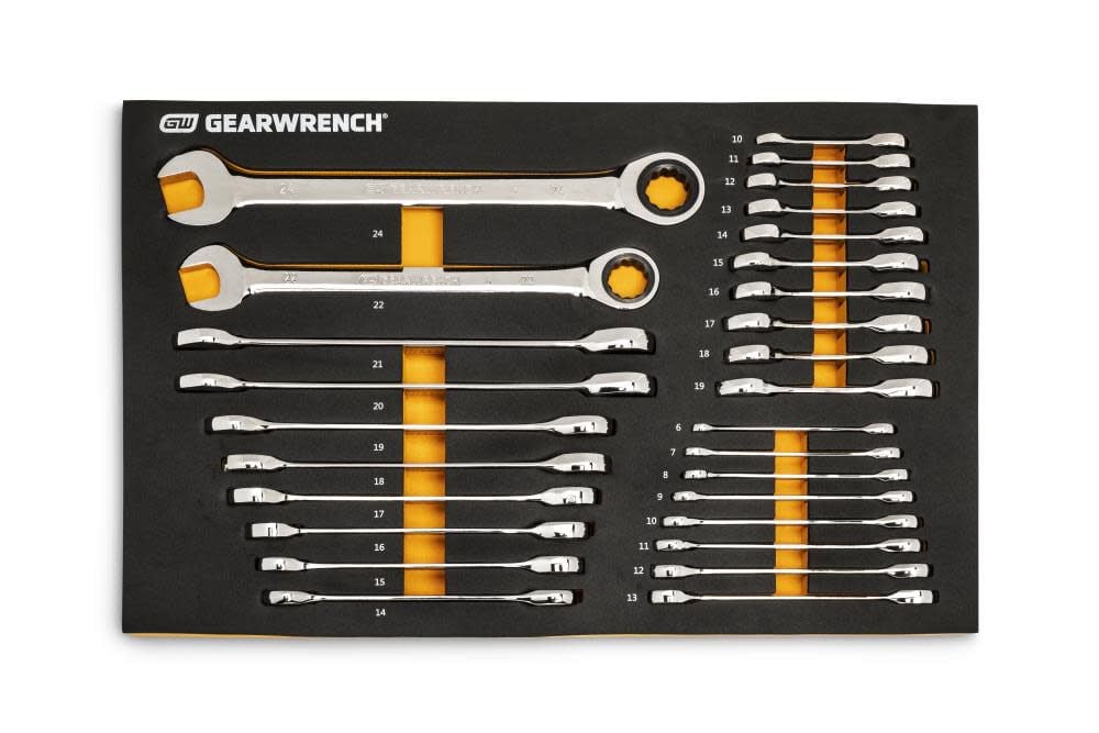 Metric Ratcheting Wrench Set 28pc 86527