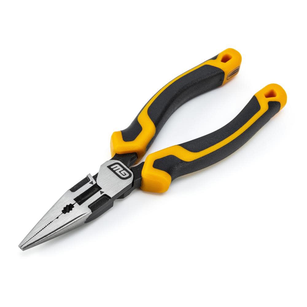 Pitbull Long Nose Pliers 6in Dual Material 82176C-06