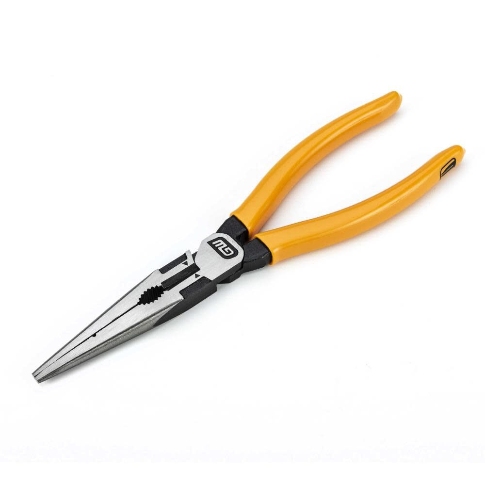 Pitbull Long Nose Pliers 8in Dipped Handle 82177-06