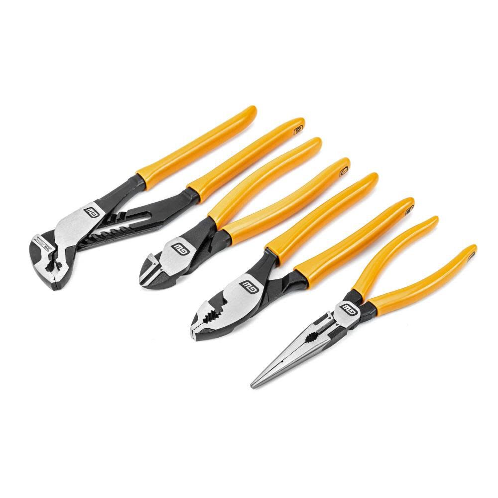 Pitbull Mixed Plier Set Dipped Handle 4pc 82203-06